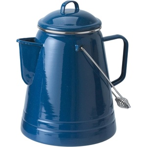 image:imageGSI Outdoors 15166 Pioneer Enamel Camping Coffee Pot  36 Cups BlueBlue