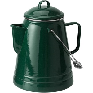 image:imageGSI Outdoors 15166 Pioneer Enamel Camping Coffee Pot  36 Cups BlueGreen