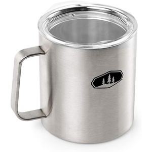 image:imageGSI Outdoors 63250 Glacier Stainless Insulated Thermal Cup  15 OzBrushed