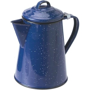 image:imageGSI Outdoors Enamel Coffee Pot to Store Hot Coffee Tea for Camping amp Farmhouse  8 CupBlue