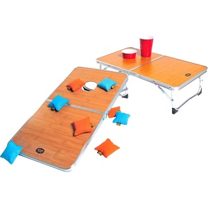 image:imageGSI Outdoors Foam Axe Throwing Game Set Indoor amp Outdoor Target GameDual Purpose Tables  Cornhole Set