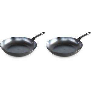 image:imageGSI Outdoors Guidecast 8 Frypan I Cast Iron Lightweight Gourmet Frying Pan Camp Cookware12 inches Pack of 2