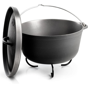 image:imageGSI Outdoors Guidecast Dutch Oven 7 qt Lightweight Cast Iron5 Quart