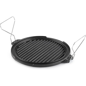 image:imageGSI Outdoors Guidecast Round Griddle 10 in DualSided Cast Iron10 inch