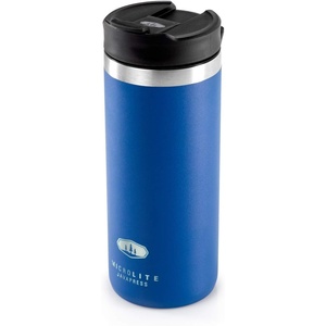 image:imageGSI Outdoors Microlite Javapress  Insulated SpillResistant Javapress for Commuting Travels and CampingBlue
