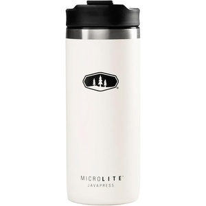image:imageGSI Outdoors Microlite Javapress  Insulated SpillResistant Javapress for Commuting Travels and CampingWhite