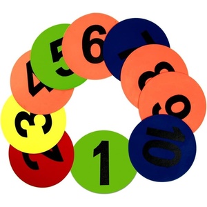 image:imageGSi NonSlip Floor Spot Markers for Sports Therapy amp Classroom6 Number