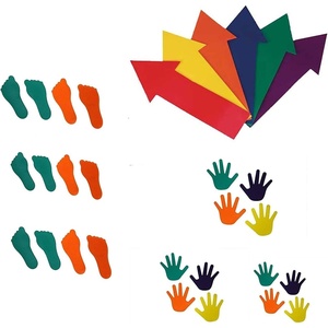 image:imageGSi NonSlip Floor Spot Markers for Sports Therapy amp Classroom7 Hand Feet Arrow Combo