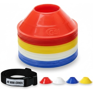 image:imageGSi Sports Training Cones for Soccer PE amp Agility DrillsMini  40 Pack