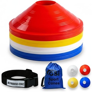 image:imageGSi Sports Training Cones for Soccer PE amp Agility DrillsProdisc  40 Pack